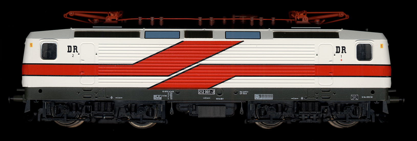 BR 212 001-2 "Die wei&szlig;e Lady"